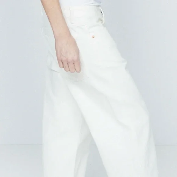 Raey Women's White Jeans - Picture 2 of 5